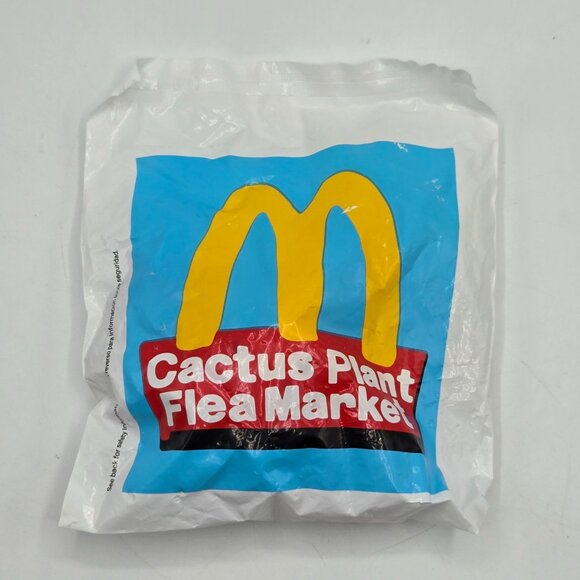 McDonalds Cactus Plant Flea Market Happy Meal Bag Toy Sealed Collectible Limited - Picture 4 of 4